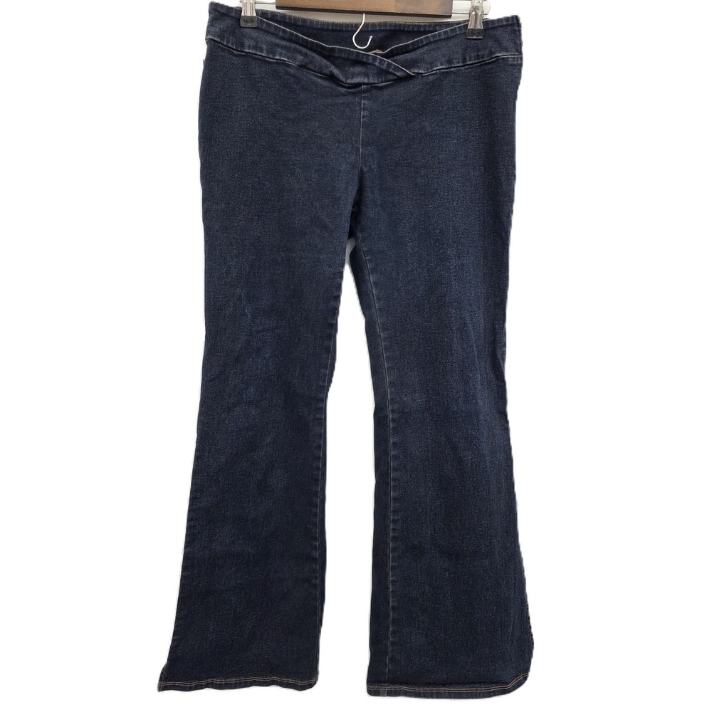 Tommy Jeans Womens 11 Dark Wash Low Rise Flare Jeans Y2K 2000s Denim